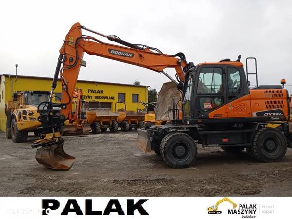 Doosan Koparka kołowa  DOOSAN DX160W-5  +ROTATOR + PRZYCZEPA   , 2020  rok - 10