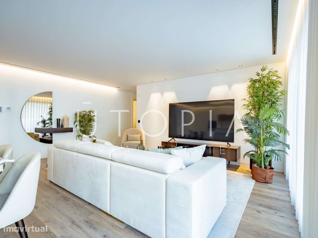 T4 novo com terraço, sala de cinema e piscina - D. João III Prestig...-46