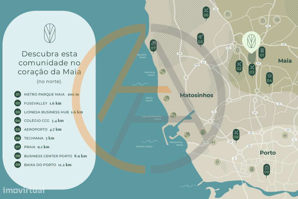 Apartamento T2 Novo | Verde Vale | Maia-36
