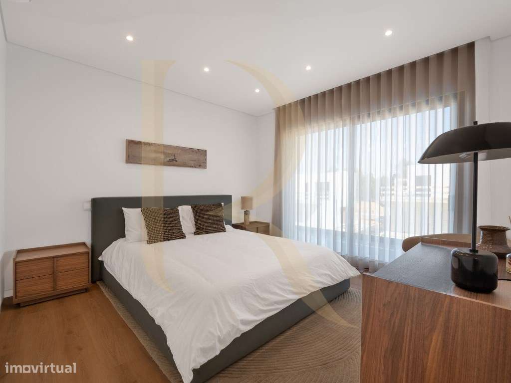 Moradia geminada T3 nova com garagem e piscina nos Foros de Amora -...-13