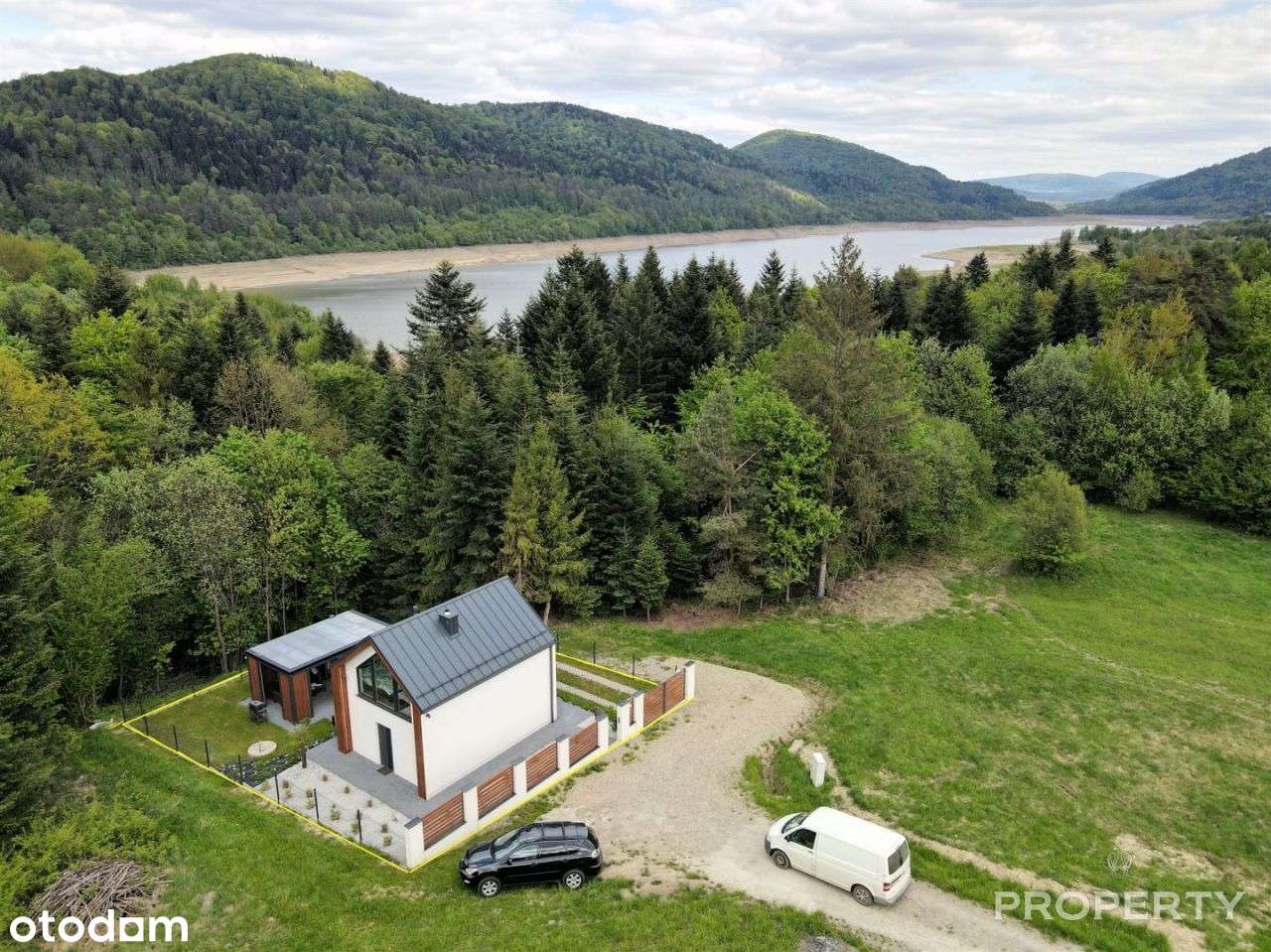Klimkówka Nowy dom całoroczny w 1 linii jeziora ! - Pełny obrazek: 5/20