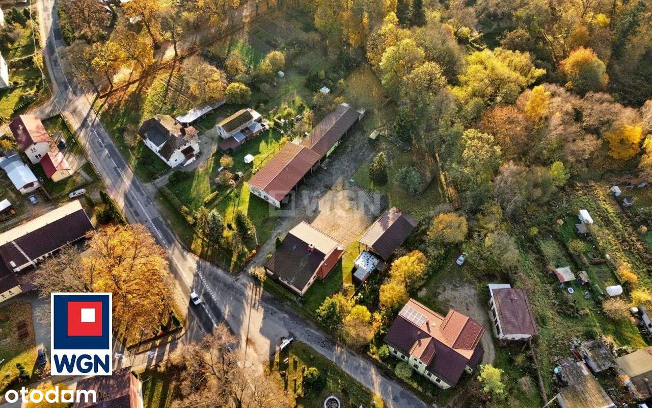 Dom, warsztat, hala mag., Barcino, działka 5000m2-10