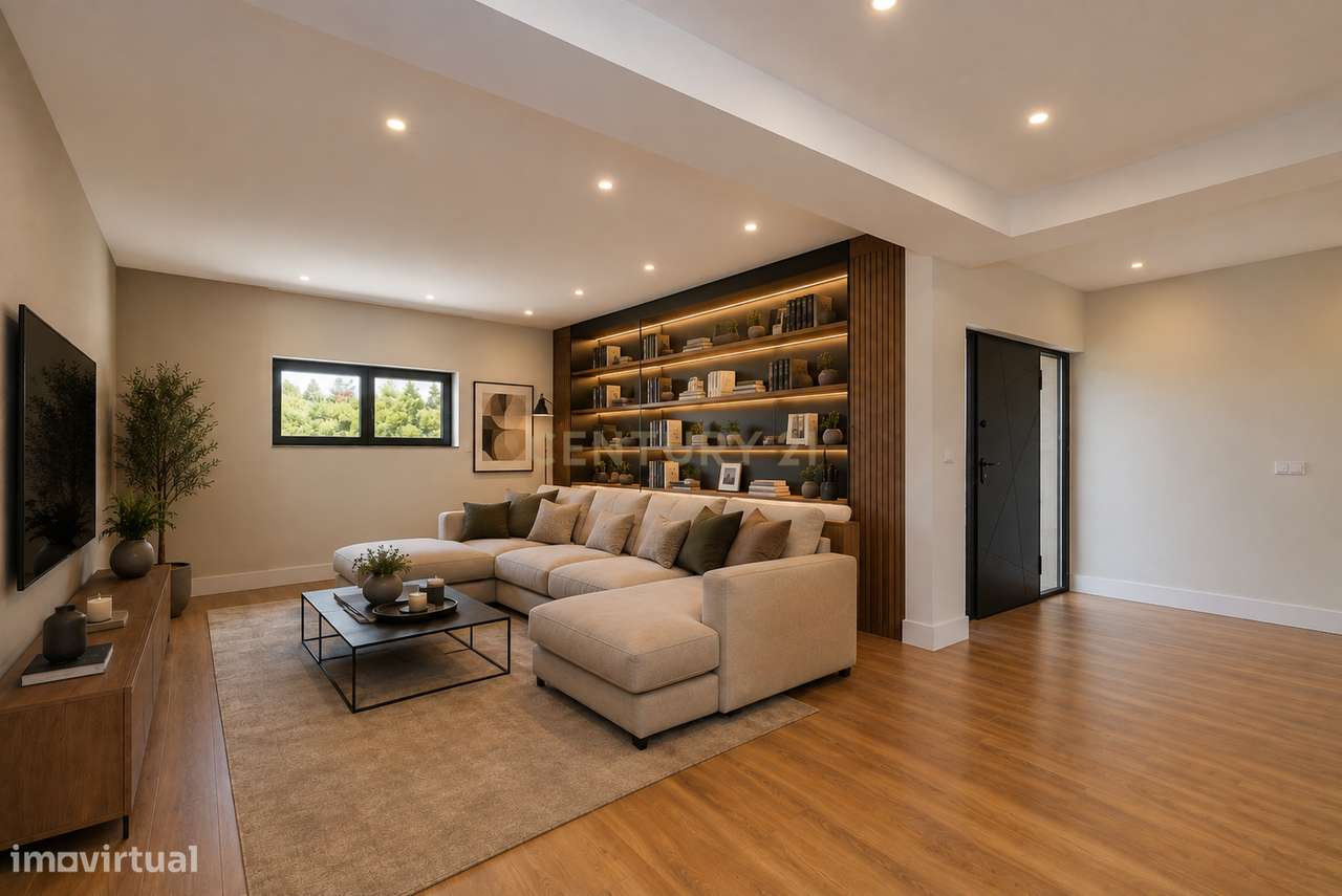 Moradia T5 com piscina, jardim, vista mar e Serra de Sintra | Murches,-8