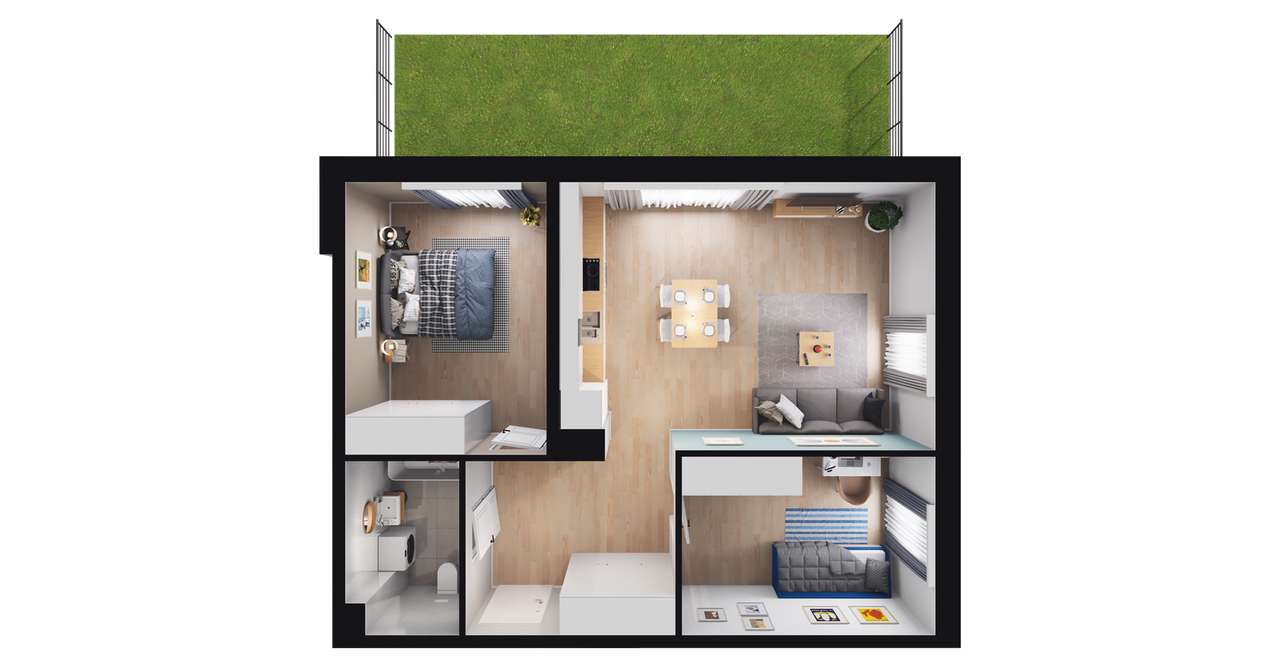 ul. Stawowa | mieszkanie 3-pok. | 2.4 - Pełny obrazek: 3/9