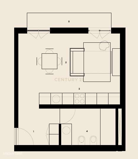 T0 Novo inserido em edifício recuperado. - Grande imagem: 4/13