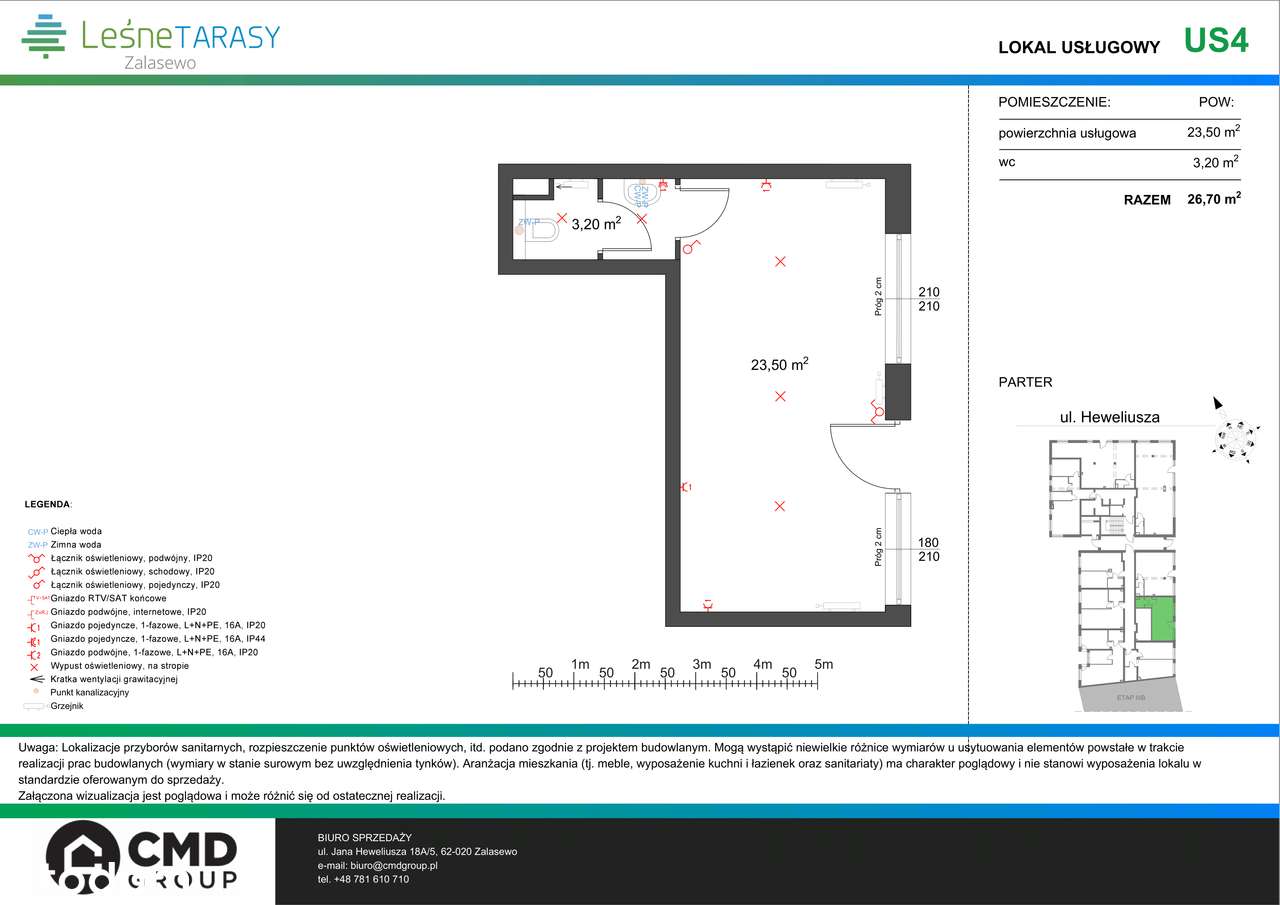 Leśne Tarasy 3 | lokal usługowy US4 - Pełny obrazek: 2/7