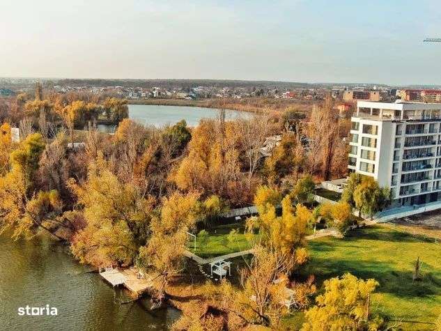 Apartament mobilat cu vedere lac + parcare subterana Sisesti Metrou 8'-8
