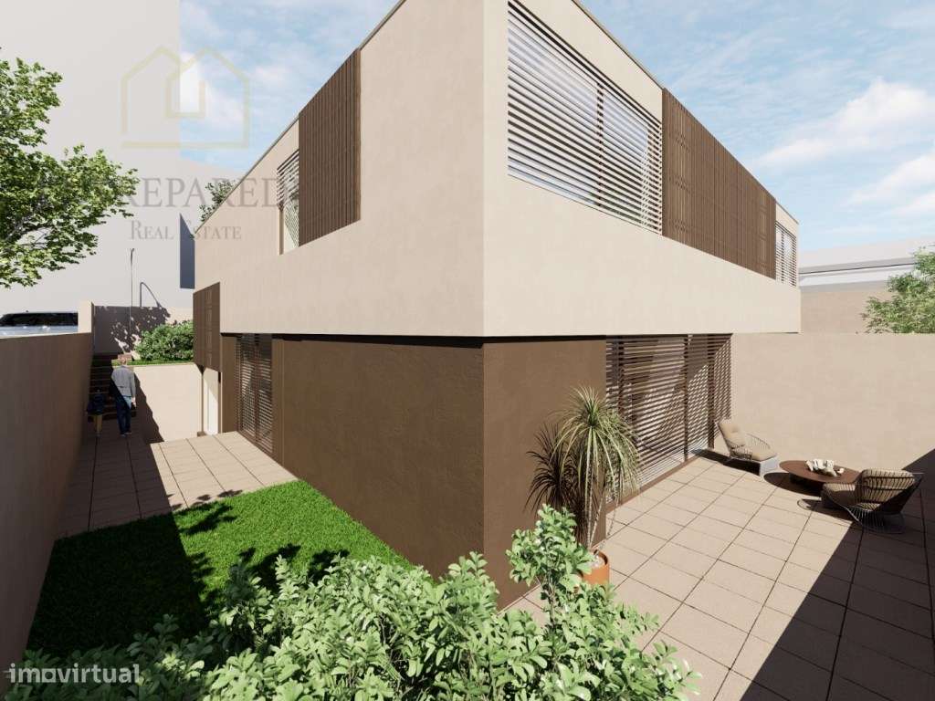 Terreno com PIP aprovado para 2 moradias geminadas | Vista mar | Ru... - Grande imagem: 2/13