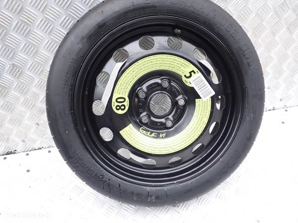 KOŁO DOJAZDOWE VW GOLF VI 5X112 2X16 ET 15,5 - 1