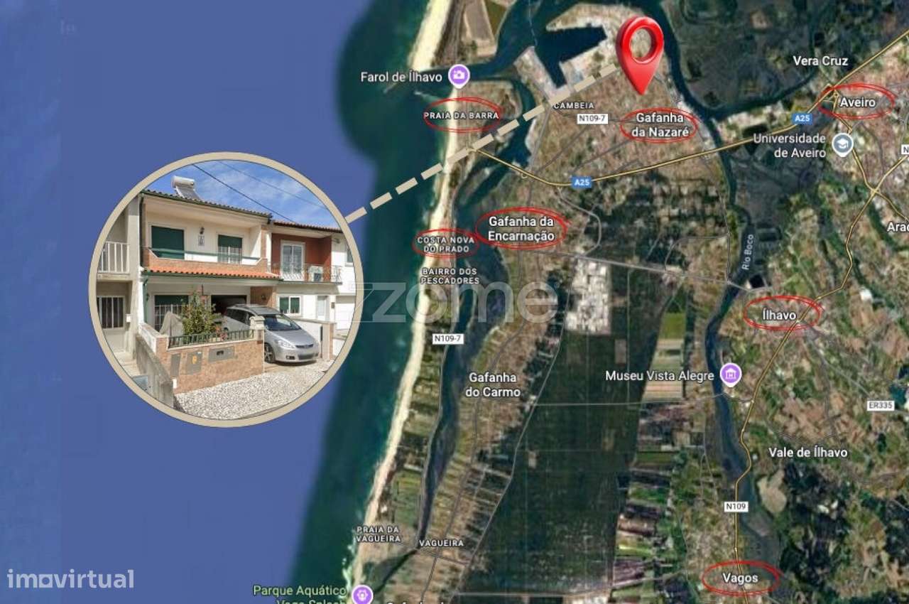 Moradia T4 na Gafanha da Nazaré, Ílhavo, a 5 min da Praia da Barra - Grande imagem: 2/40