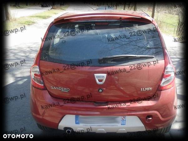 DACIA SANDERO SPOILER LOTKA NA KLAPĘ PODKŁAD!!! - 2