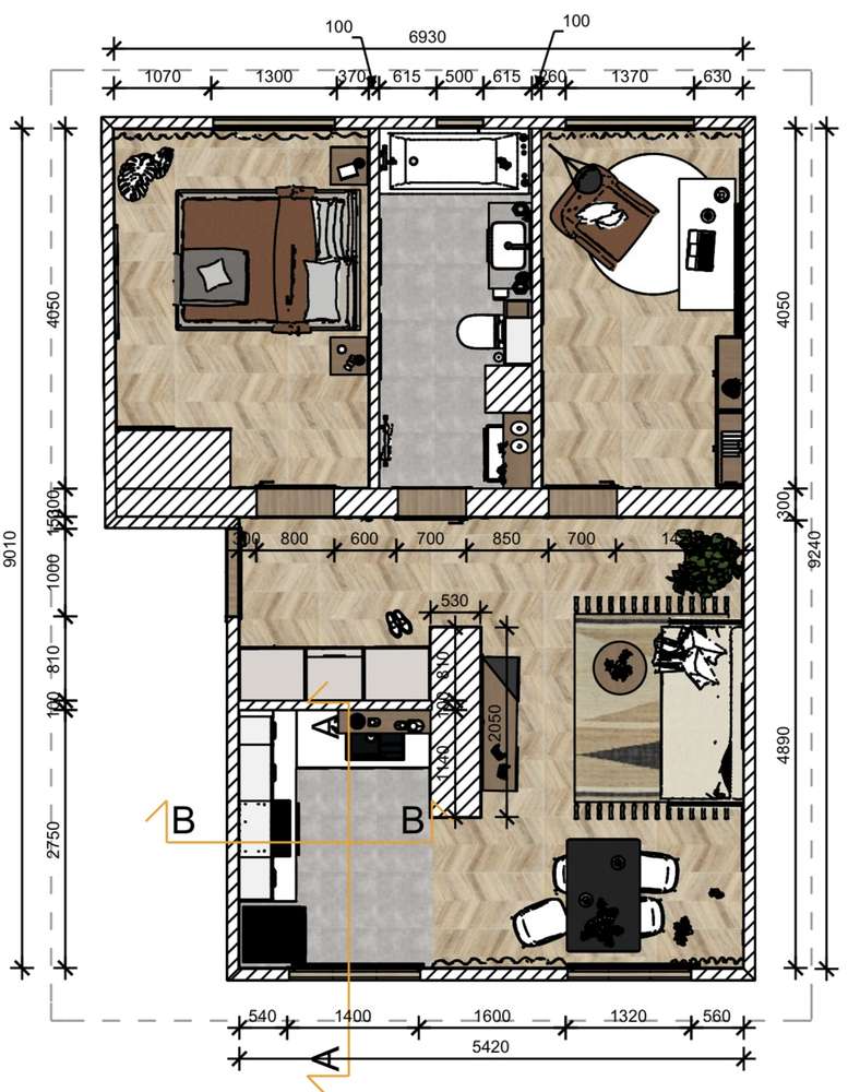 Idealny układ, świeżo wyremontowane, nowe wyposażenie!-19