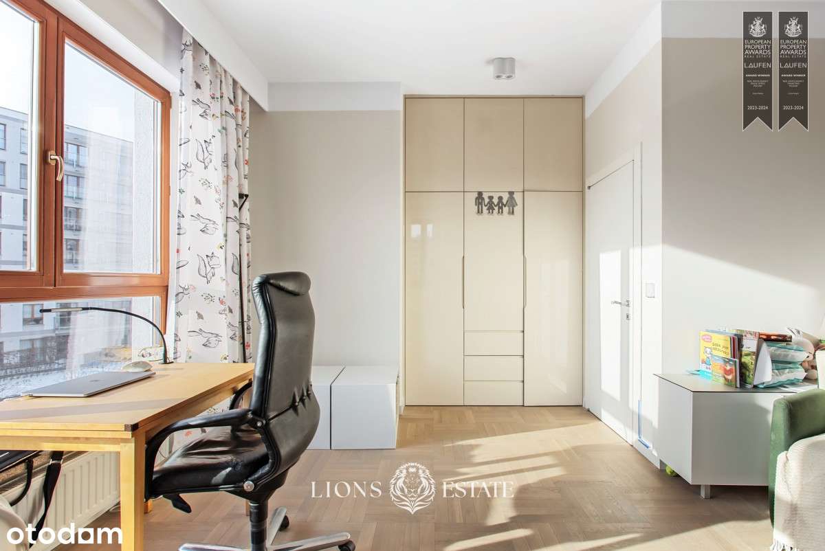 Słoneczny apartament 97 m2 na Żoliborzu - Pełny obrazek: 5/9