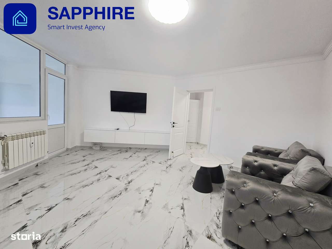 Apartament 3 camere prima închiriere, zona 13 Septembrie, totul nou - Imagine principală: 4/18