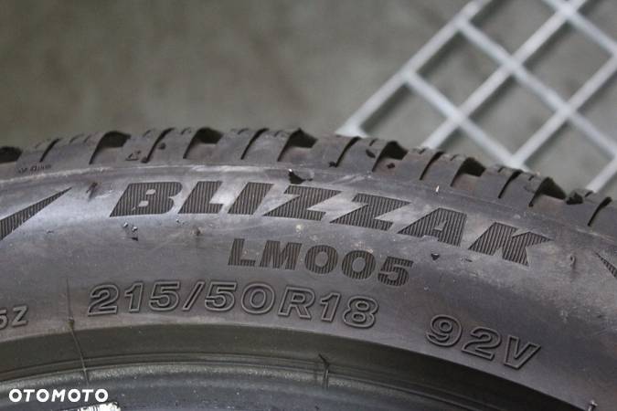 2x 215/50R18 BRIDGESTONE BLIZZAK LM005 92V 21r 7,5mm - 4