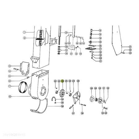 Koło zębate przenośnika zbożowego Claas 795449.0 JAG - 4
