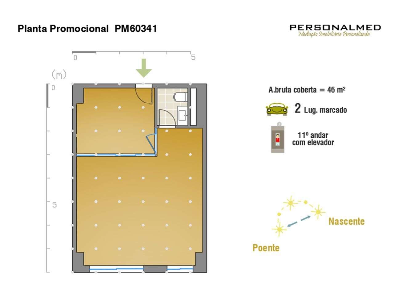 Escritório com 46 m2 e 2 lugares de parqueamento, na Expo (PM60341) - Grande imagem: 5/8