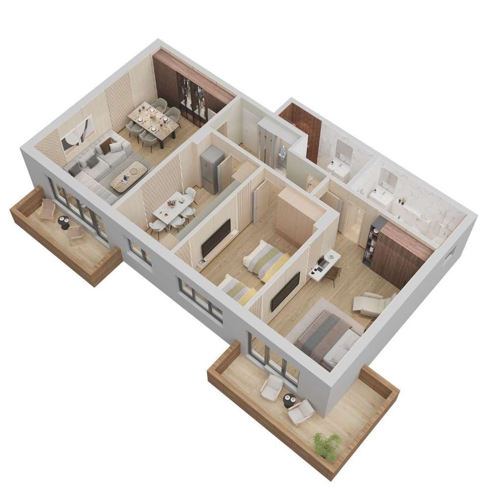 Posibilitati infinite pentru 3 camere 101mp Locatie Premium zonaCoresi - Imagine principală: 5/20