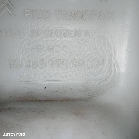 Rezervor/ vas lichid parbriz Peugeot 207 1.4 B 2006-2014| 9648337580 - 3