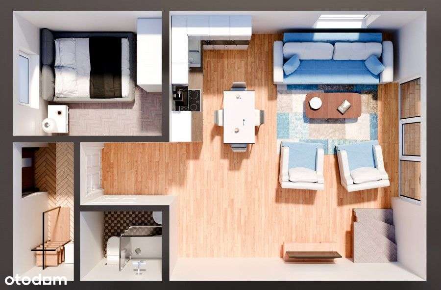 80 m2 z ogrodem i kanalizacją, Super okolica-13