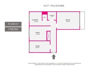 Po remoncie Będzin Rewolucjonistów - 3 pokoje - Pełny obrazek: 2/20