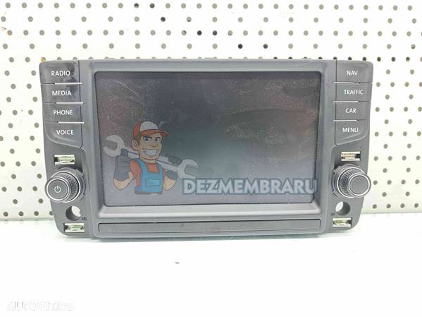 Radio CD cu navigatie Volkswagen Golf 7 Variant (BA5) [Fabr 2014-prezent] 5G0919606 - 1