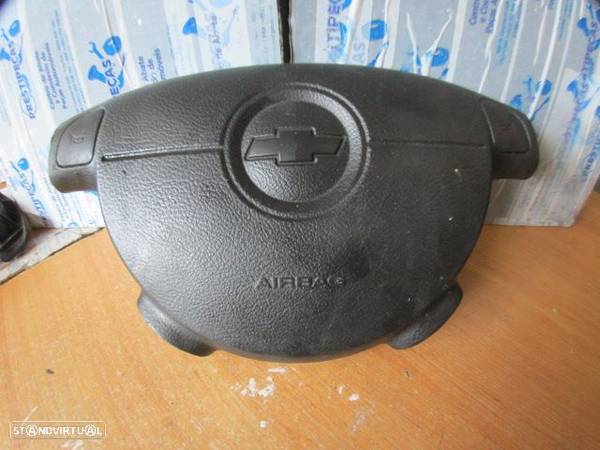 Airbag Condutor 963995035 CHEVROLET KALOS 2005 1.2I  GPL 72CV 5P CINZA - 1