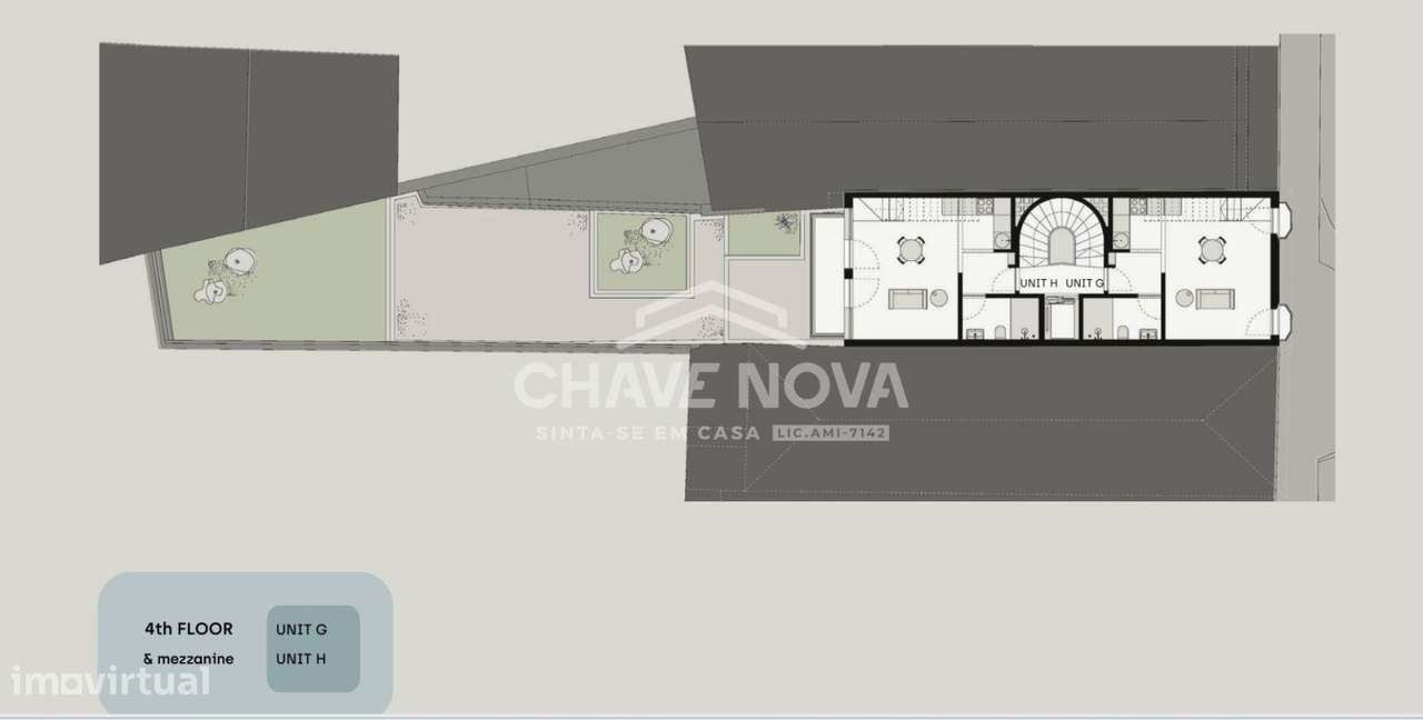 Apartamento T1 Exclusivo com Mezzanine na Rua de Almada, Porto - Grande imagem: 4/12