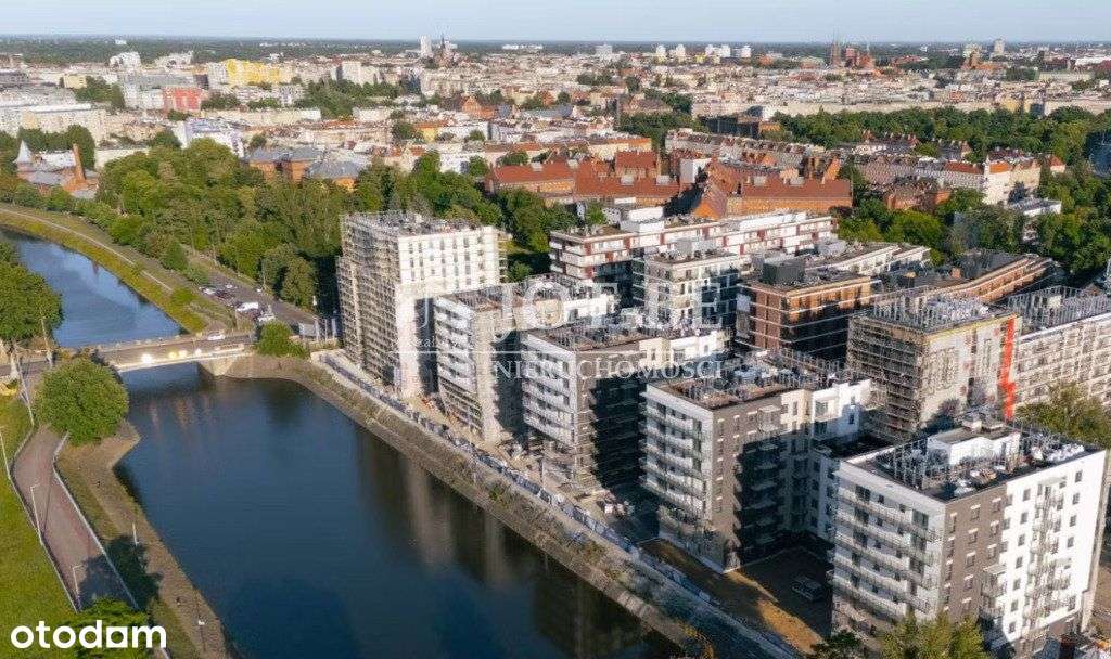 Mieszkanie, 3 pok. – 3 pokoje | Balkon z bocznym widokiem na Odrę