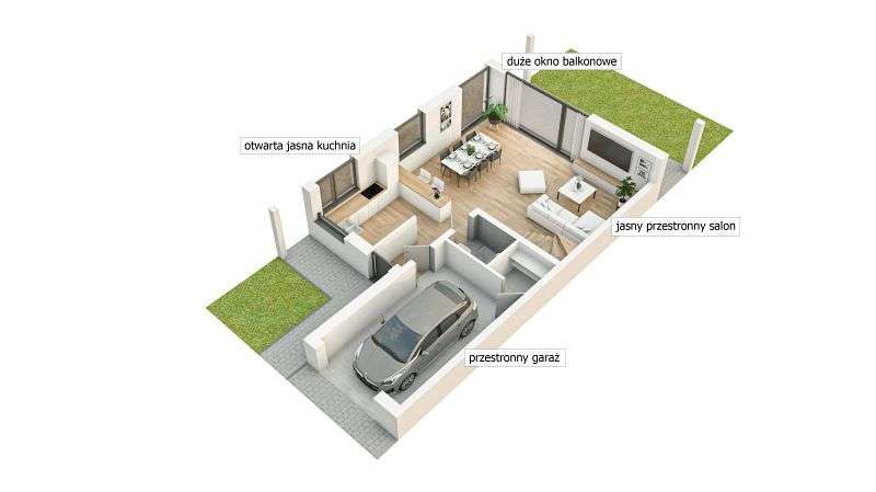 Nowoczesny, energooszczędny dom w Baninie, o pow-18