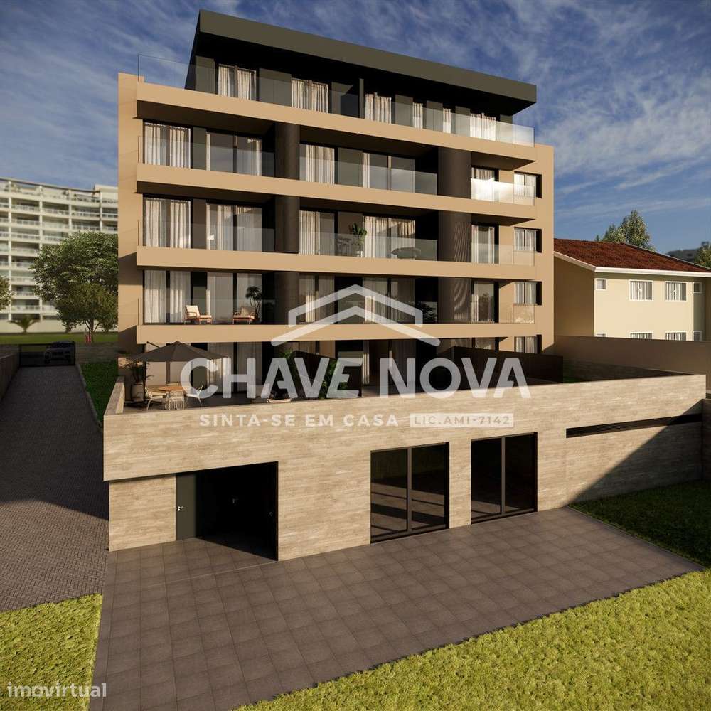 T1 Novo c/ Lugar de Garagem em São Felix da Marinha-15