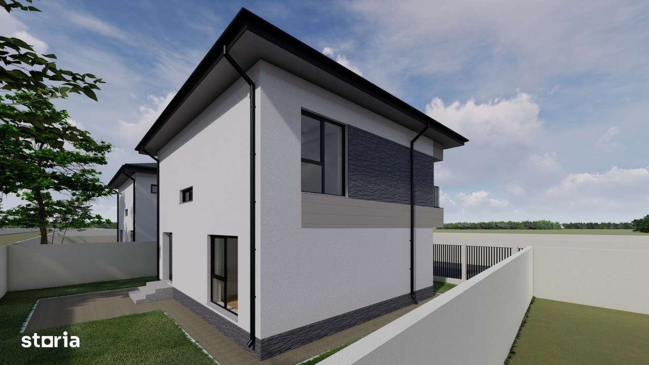 Casa individuala 4 camere Topaz Ghidiceni 3 bai bucatarie inchisa - Imagine principală: 3/17