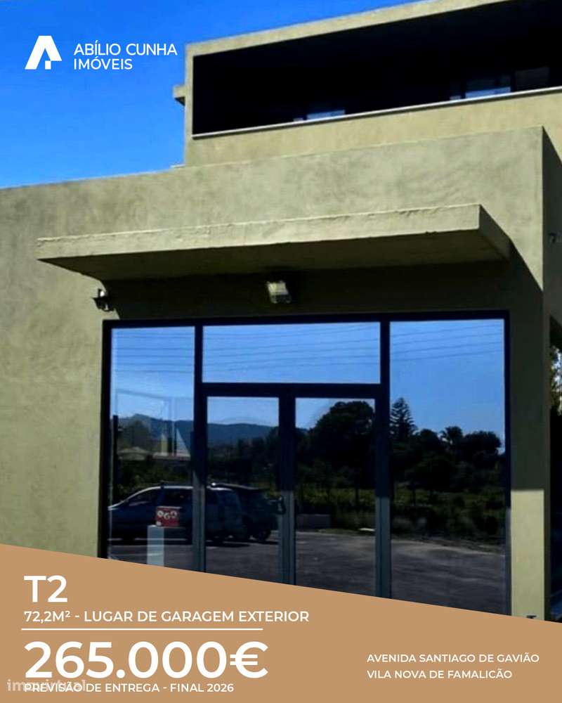 T2 Novo com Lugar de Garagem | Entrega Abril 2026 | Famalicão-0