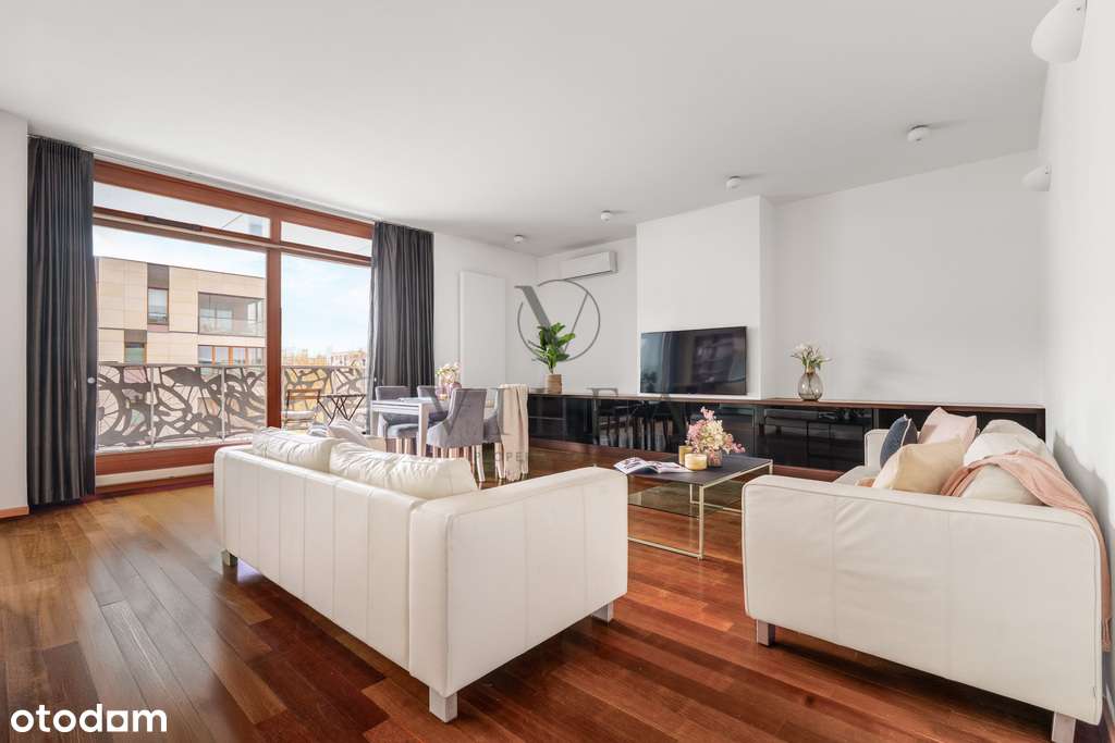 Przestronny apartament z tarasem w sercu Wilanowa-1