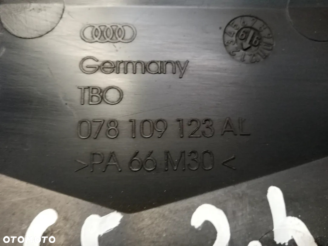 Osłona obudowa rozrządu Audi A6 C5 2.4 V6 078109123AL - 5