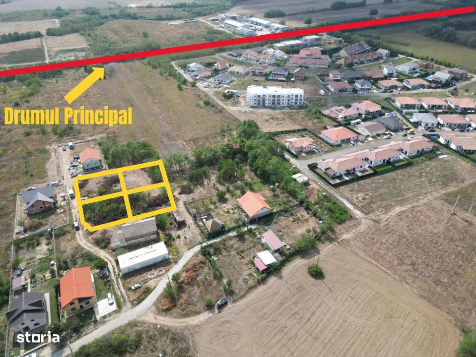 Oferta - Comision 0% Parcela teren de 500 mp cu utilitati - Imagine principală: 3/5