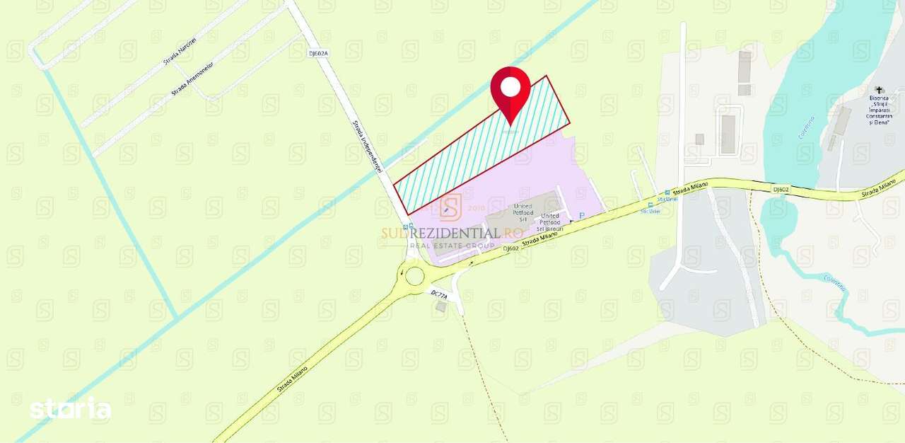 Teren 12350 mp, intravilan, amplasare de exceptie in Buftea, Ilfov - Imagine principală: 4/4