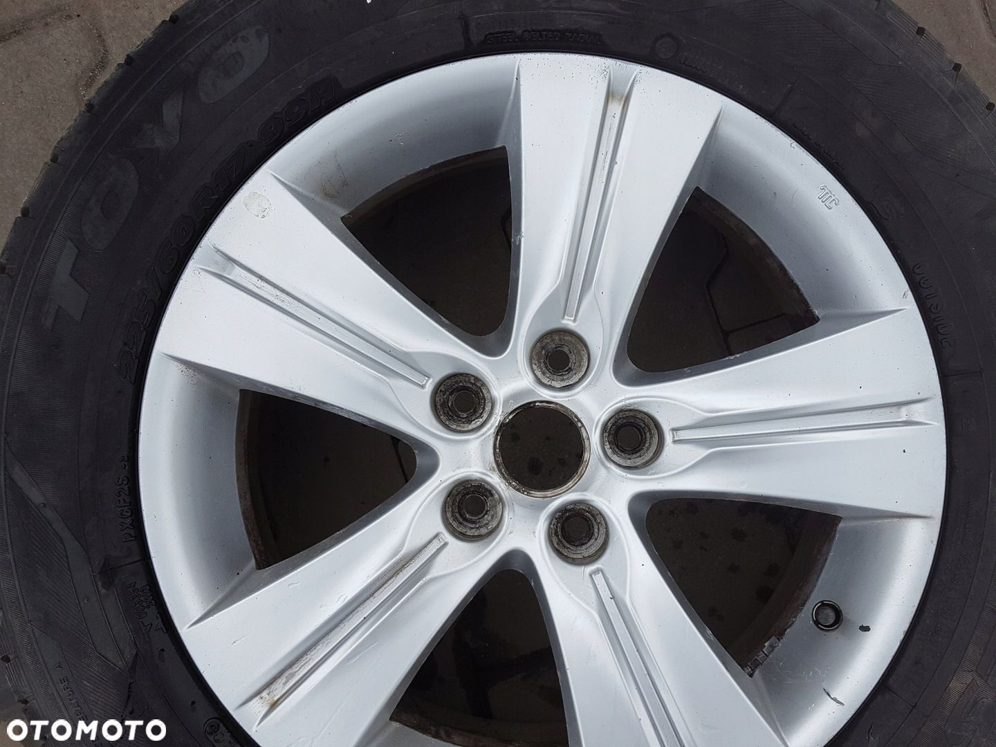 KIA SPORTAGE 3 III 10-15r FELGA ALUMINIOWA 17 5x114.3 KOŁO ZAPASOWE - 4