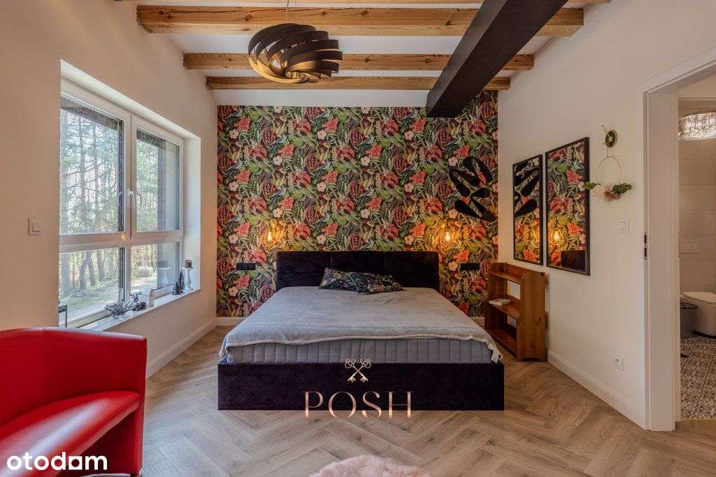 Wykończony dom przy lesie | Wysoki standard 98,5m²-13