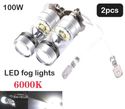 KIT DE LUZES DE NEVOEIRO LED H1 100 WATTS CANBUS - 1