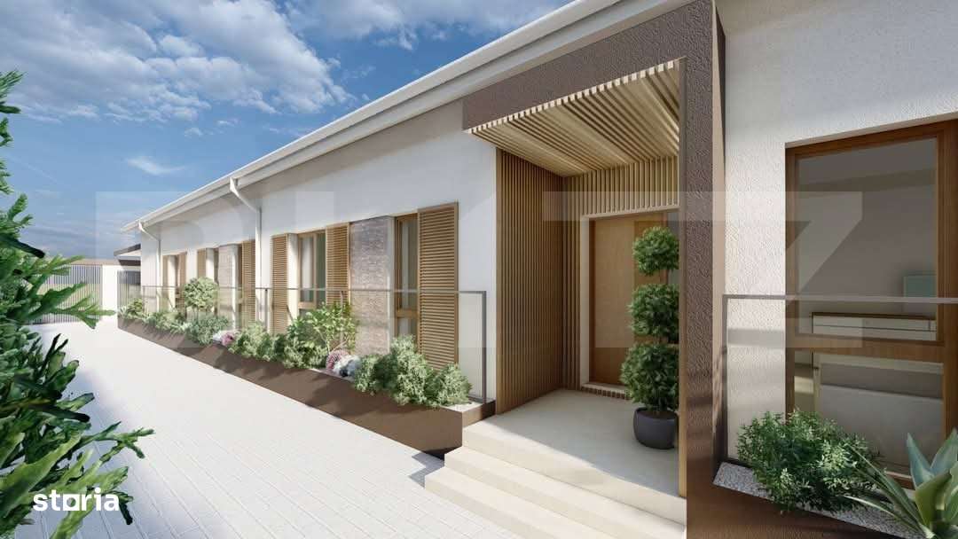 Casa moderna, 4 camere, teren 450 mp, Sacalaz - Imagine principală: 5/11