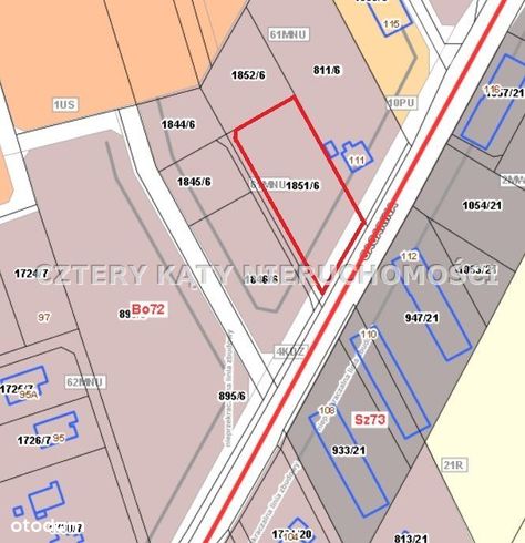 działka mieszkaniowo-usługowa 2200 m2 dobry dojazd