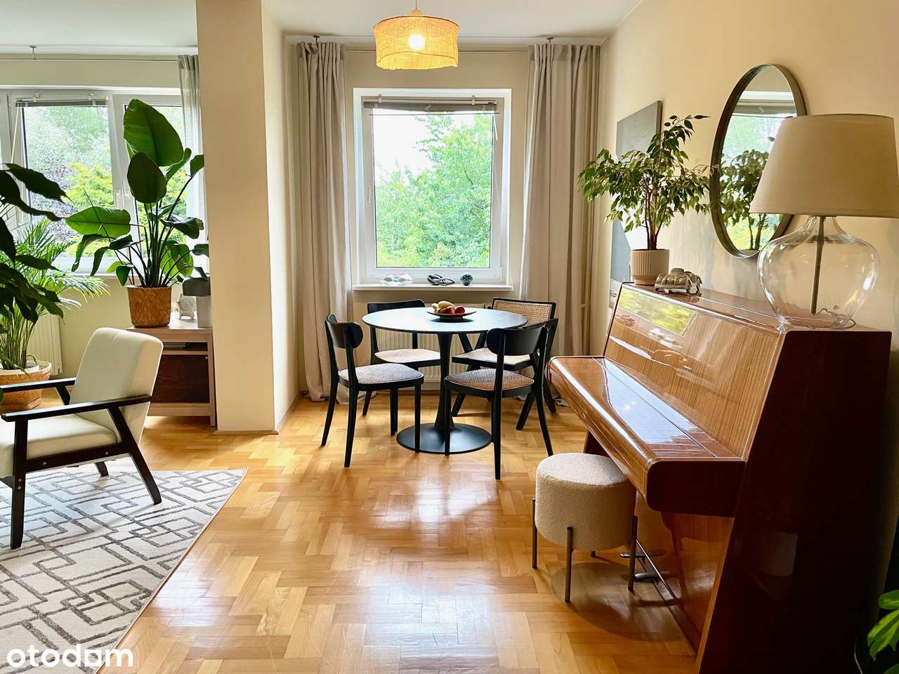 ZADBANY szereg WIDOK na zieleń DUŻY ogród Garaż 6 km MORZE i Centrum! - Pełny obrazek: 1/19