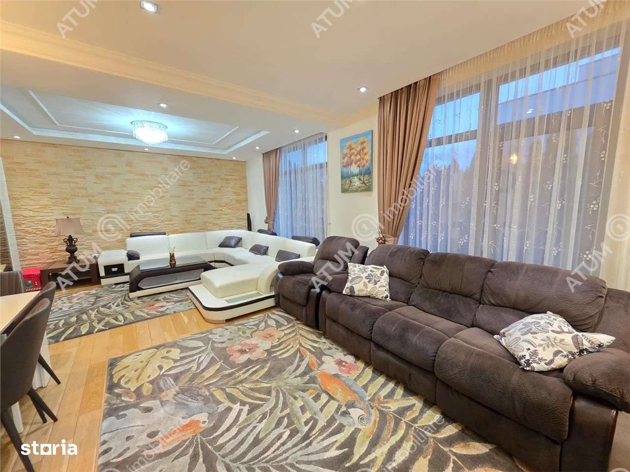 Casa 4 camere 3 bai terasa si teren 250 mp zona Octavian Goga Selimbar-1