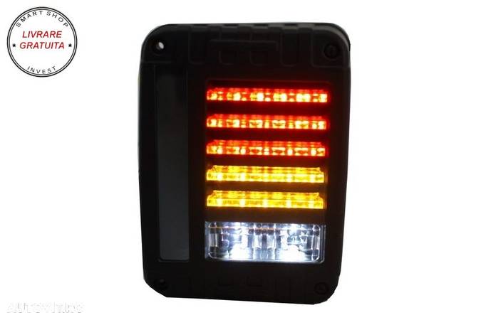 Stopuri Full LED JEEP Wrangler / Rubicon JK (2007-2017)- livrare gratuita - 3