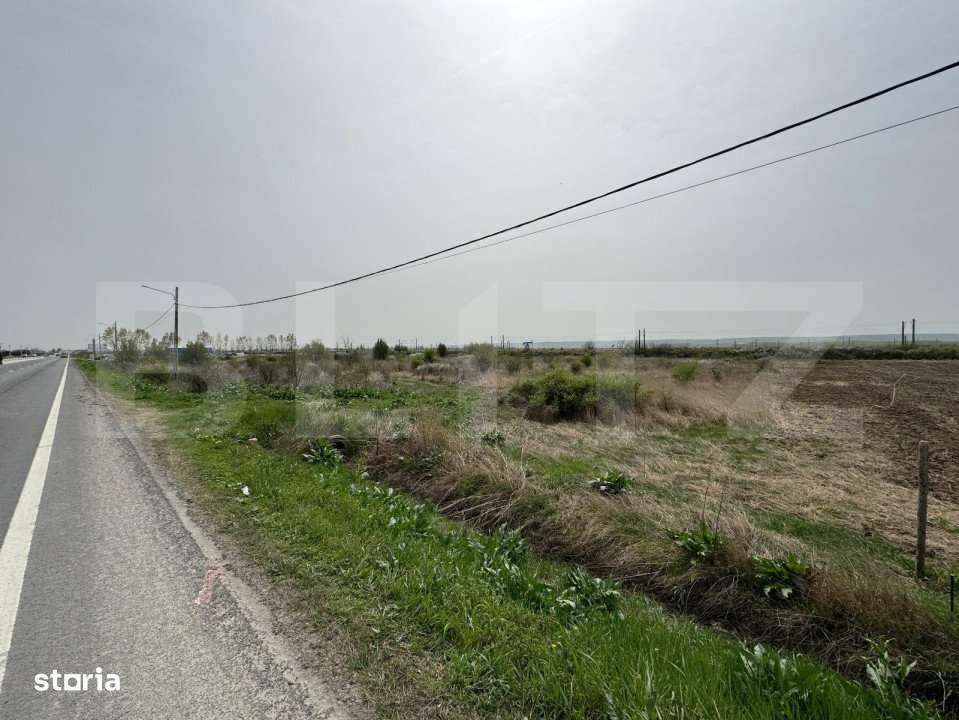 Teren intravilan 10.763 mp, deschidere 97 m la DE79, Bradesti - Imagine principală: 2/5