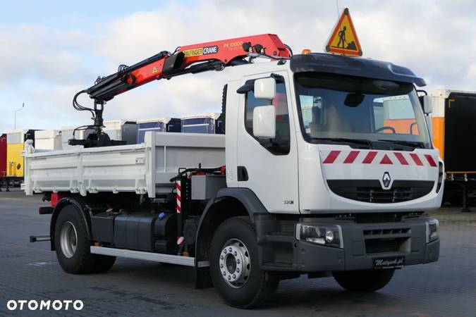 Renault 19 - 320 KM / E 6 / Wywrotka + HDS / HYDROBURTA / 3 STRONNY KIPPER - 3.5 M / EURO 6 - 18