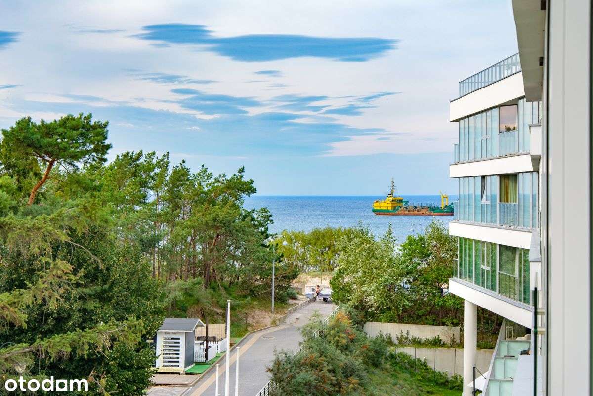 Zachodni apartament | boczny widok na morze | Dune-12