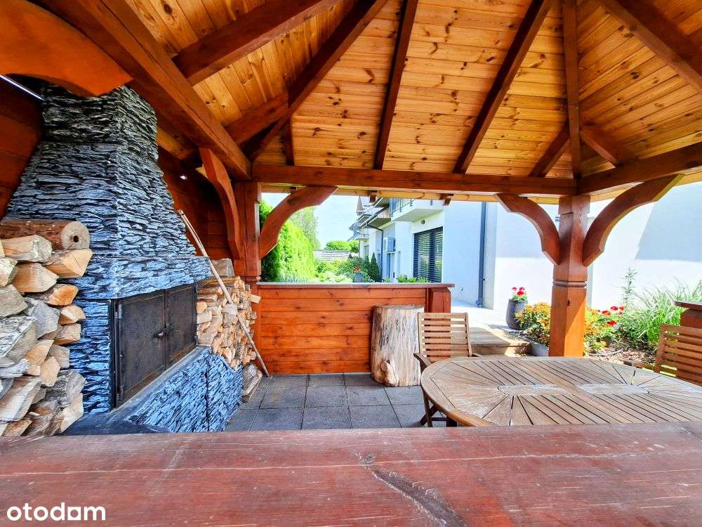 Piękny, nietuzinkowy, 5 pokoi, altana, garaż, pompa ciepła,super ogród-18