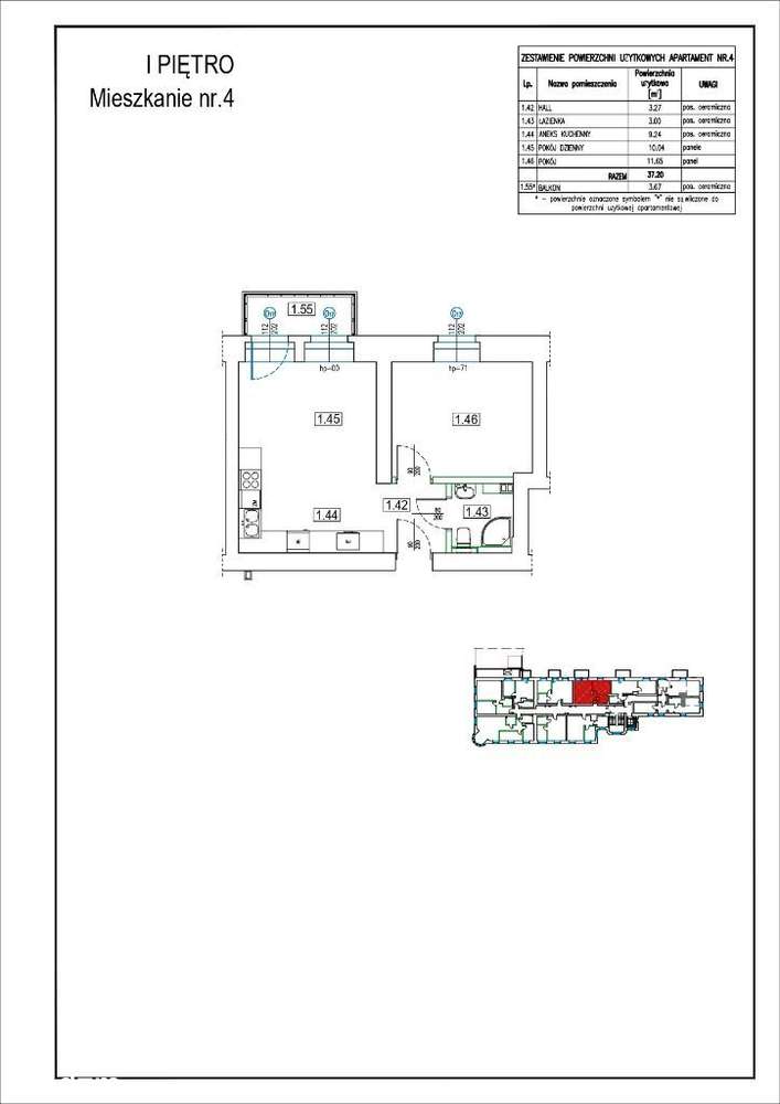 37,20m2, 2 pokoje, 5 km od Karpacza - Pełny obrazek: 2/18